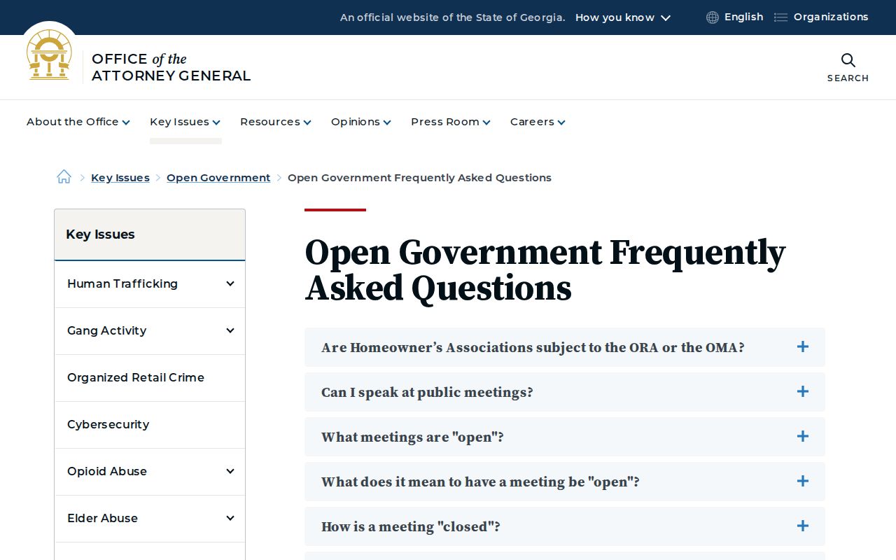 Ben Hill County court records open government guidance